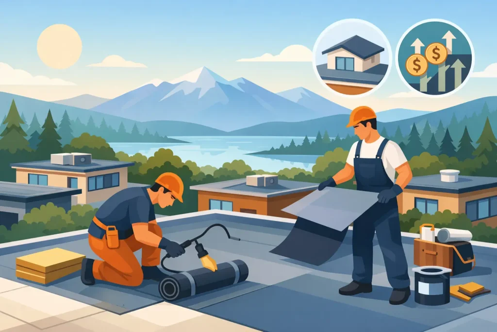 Flat Roof Installation Cost in Oregon