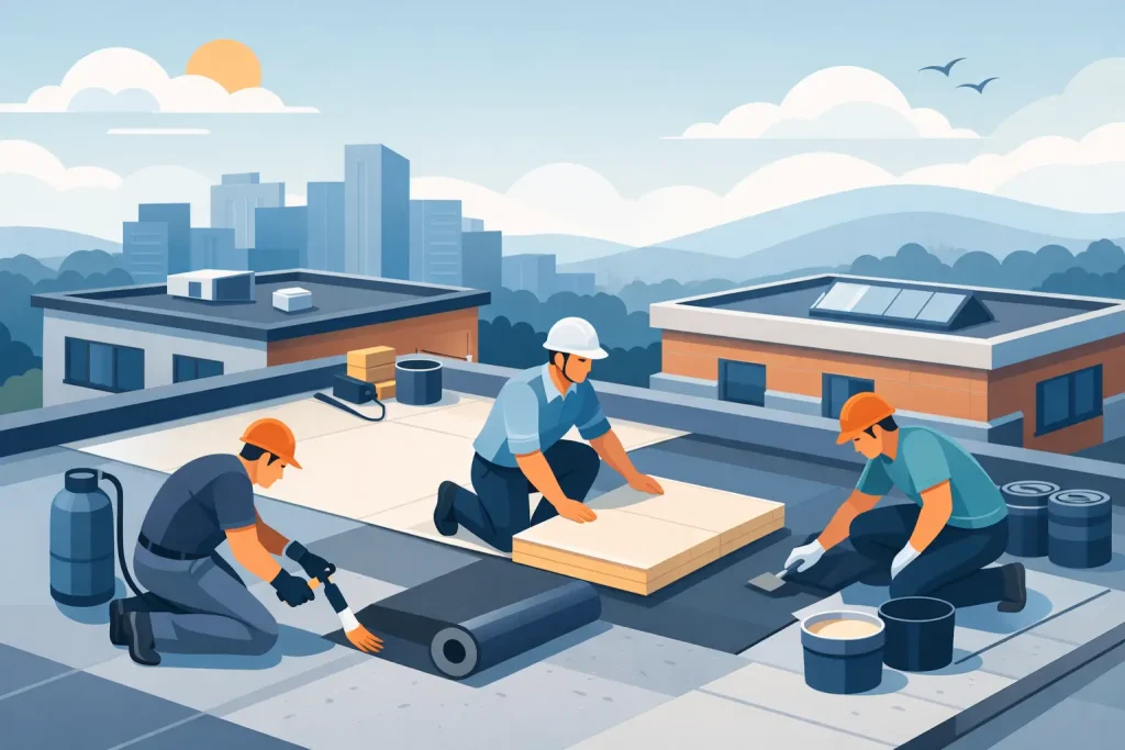 Flat Roof Installation Process Explained