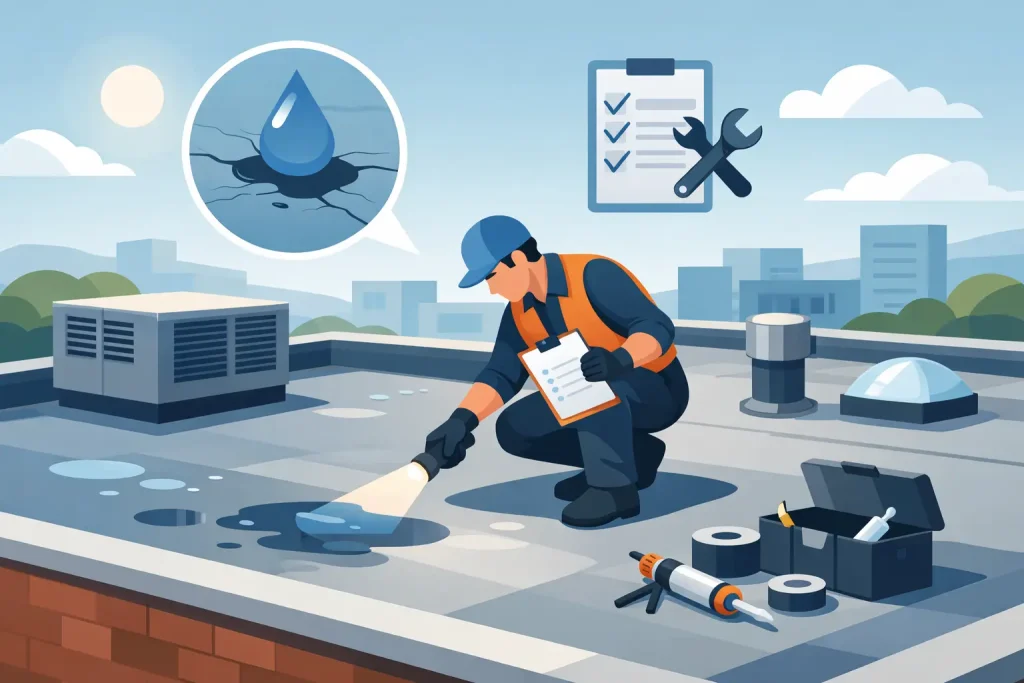 Flat Roof Maintenance Checklist That Prevents Leaks