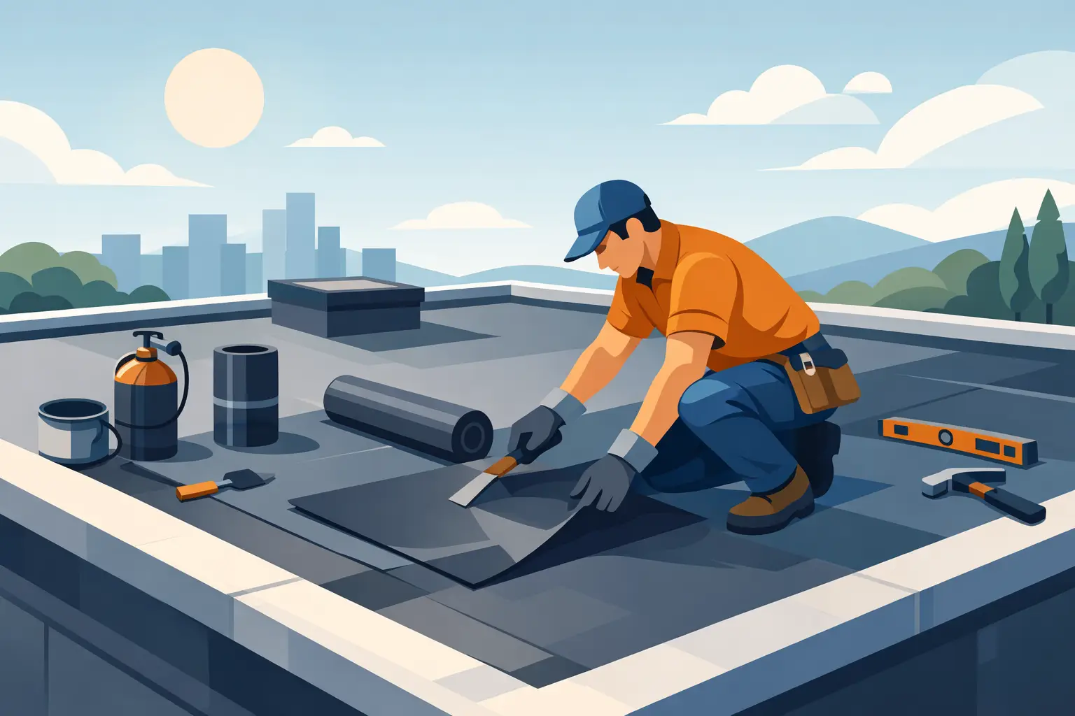 How to Install a Flat Roof Correctly