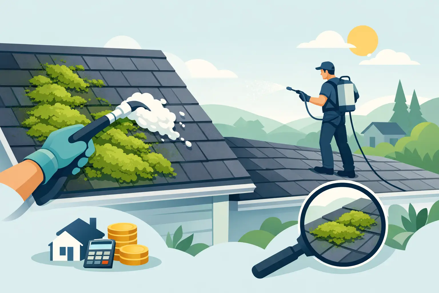 Roof Moss Treatment Cost: What to Expect