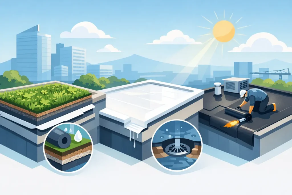 What Is the Best Roofing System for Flat Roofs?