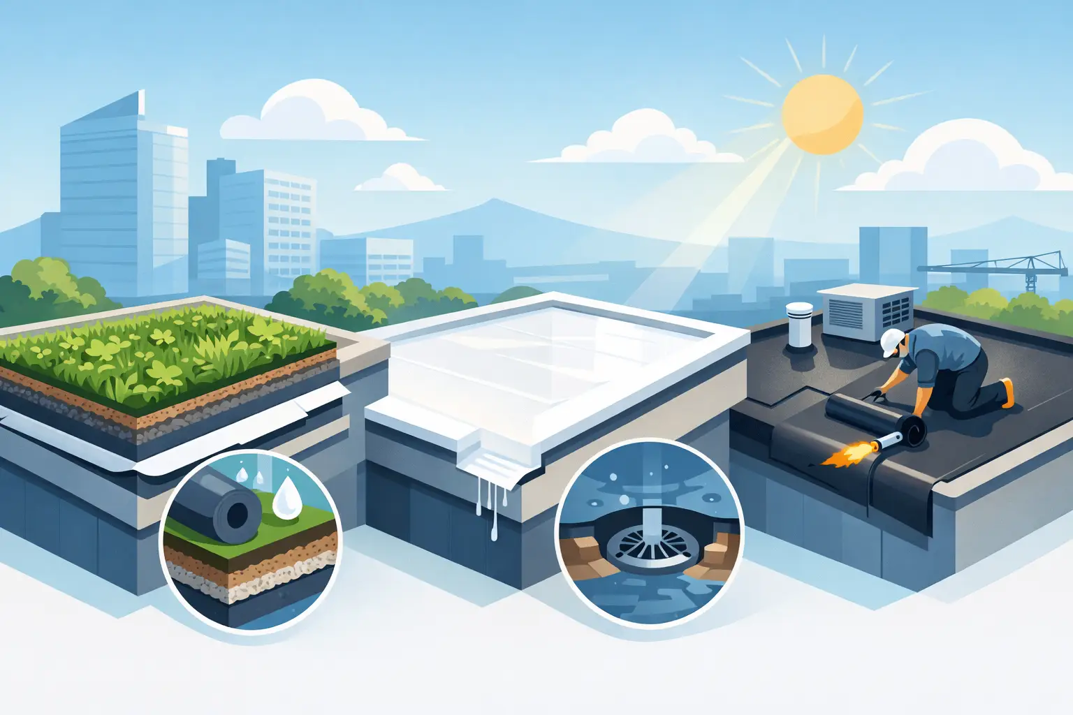 What Is the Best Roofing System for Flat Roofs?