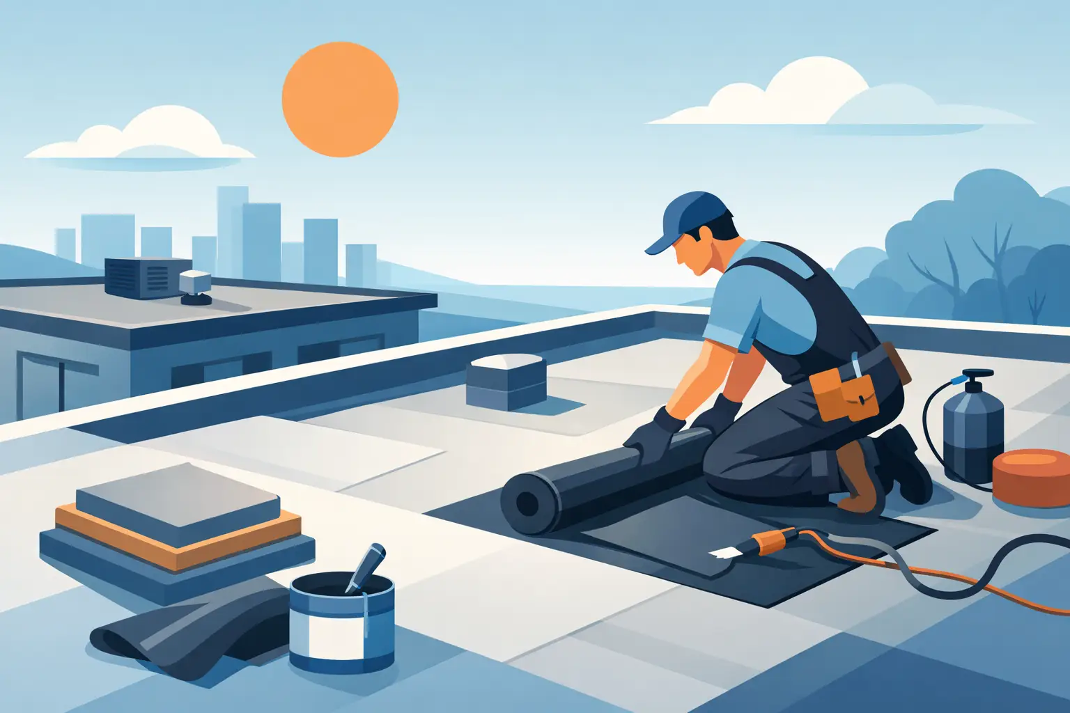 What Is the Easiest Flat Roof to Install?