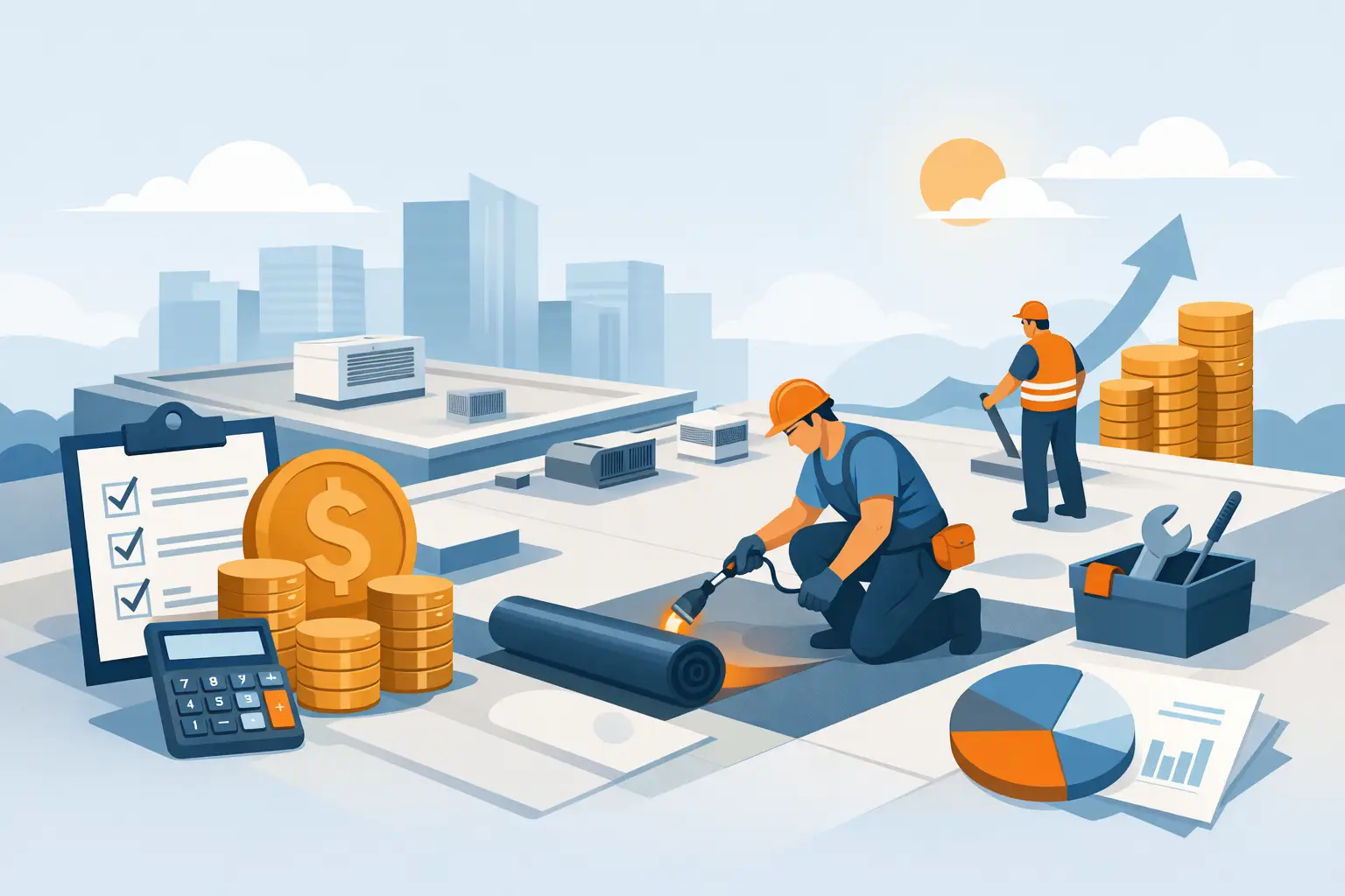 Commercial Flat Roof Repair Cost Explained