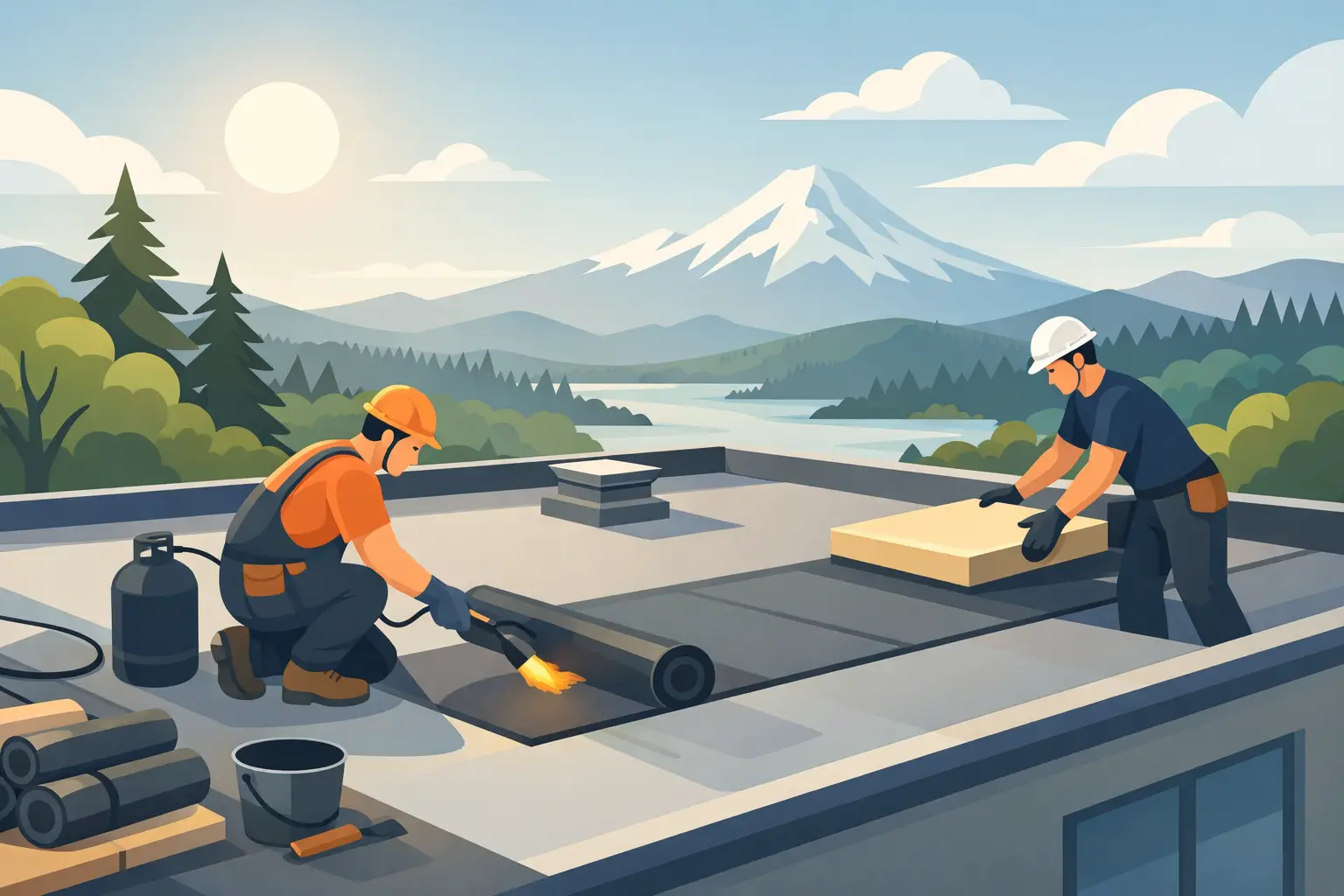 Flat Roof Installation Guide for Oregon Owners