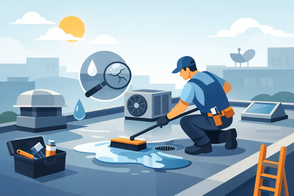 How to Maintain a Flat Roof Properly
