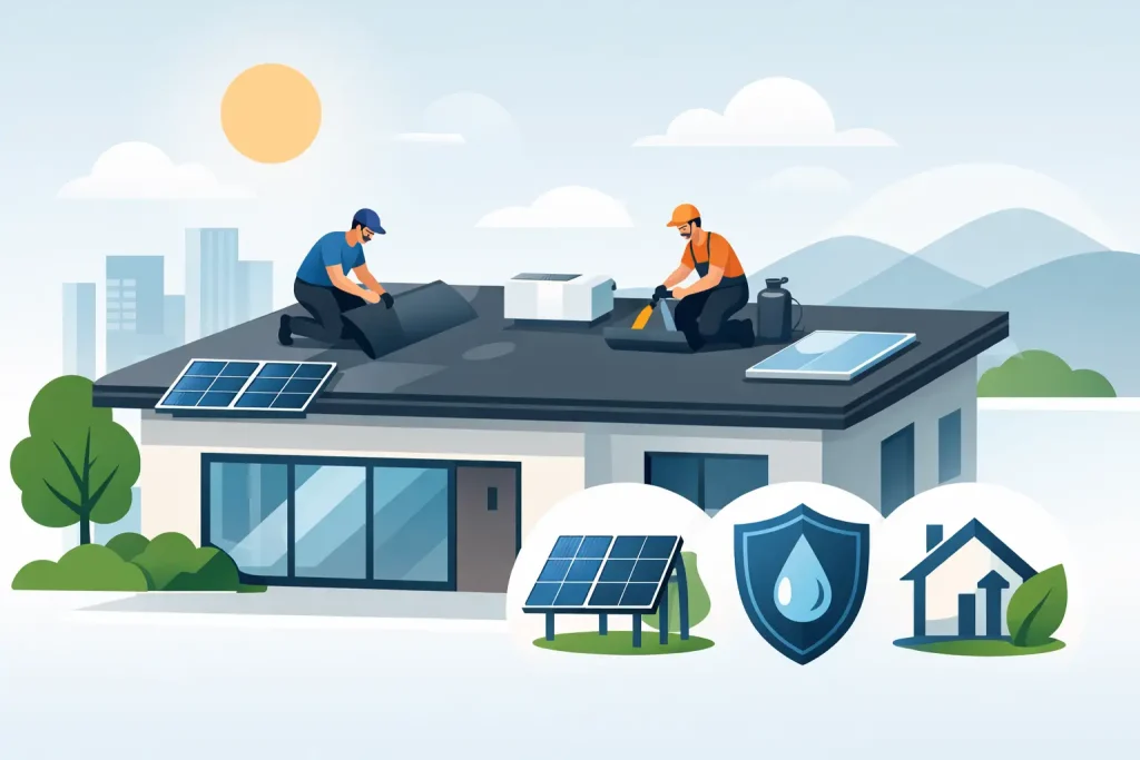 Residential Flat Roof Installation Benefits