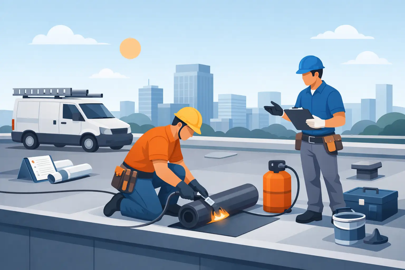 Best Roofing Contractor for Flat Roof Jobs