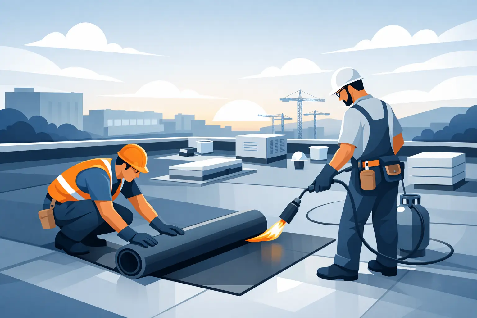 Commercial Flat Roof Installation That Lasts