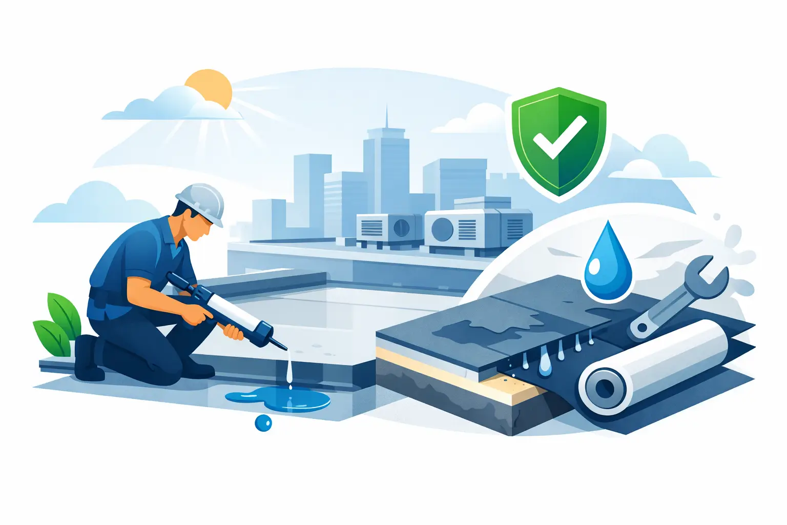 Best Commercial Roof Leak Solutions That Last