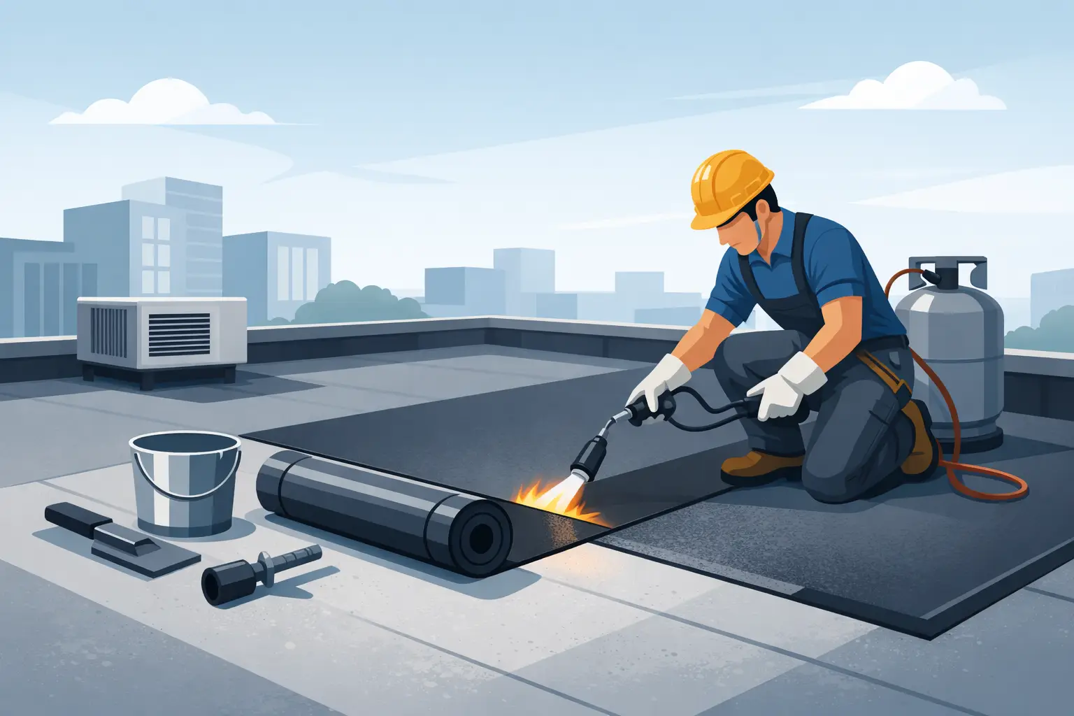 Modified Bitumen Review for Flat Roofs