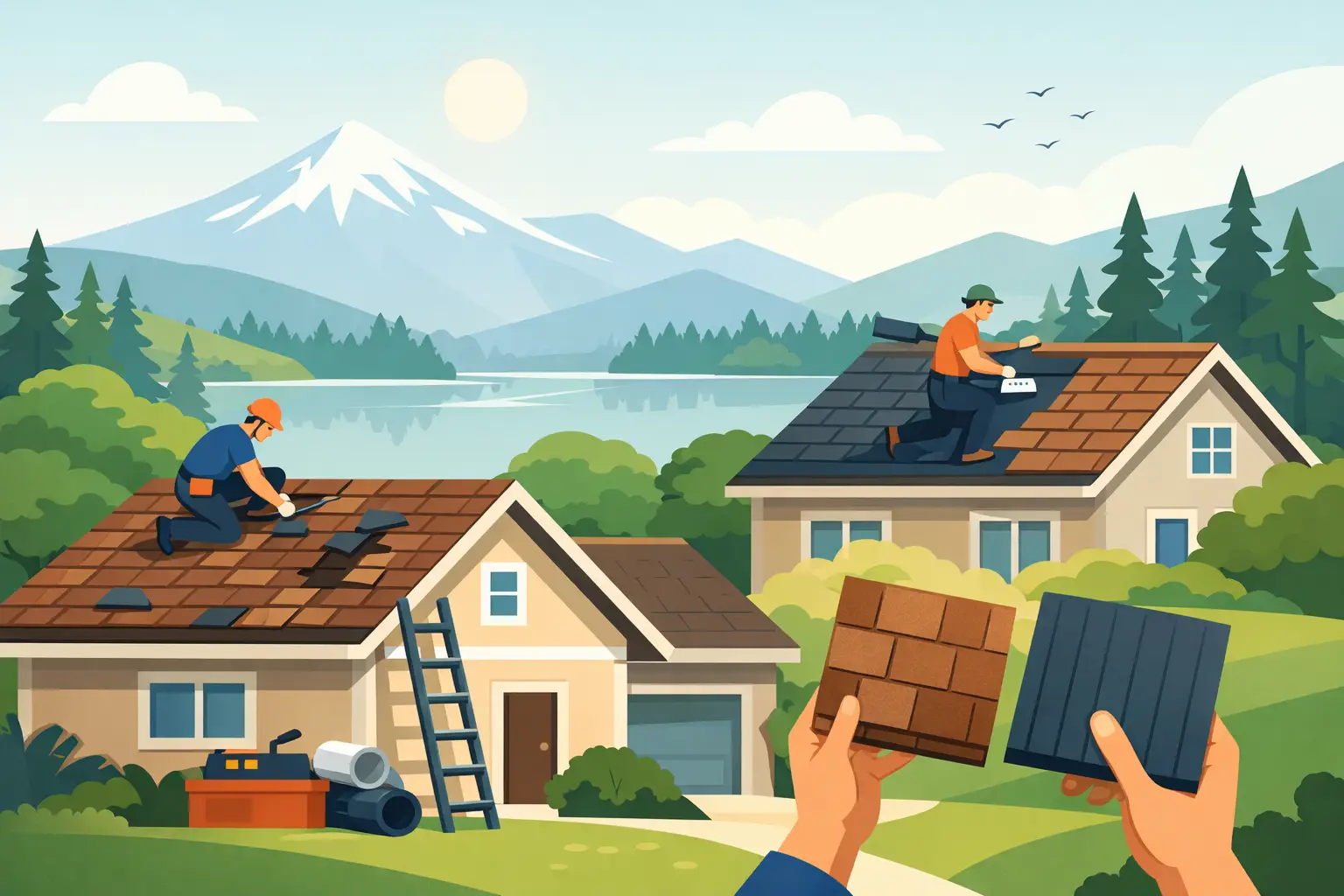 Residential Roof Repair Options for Oregon Homes