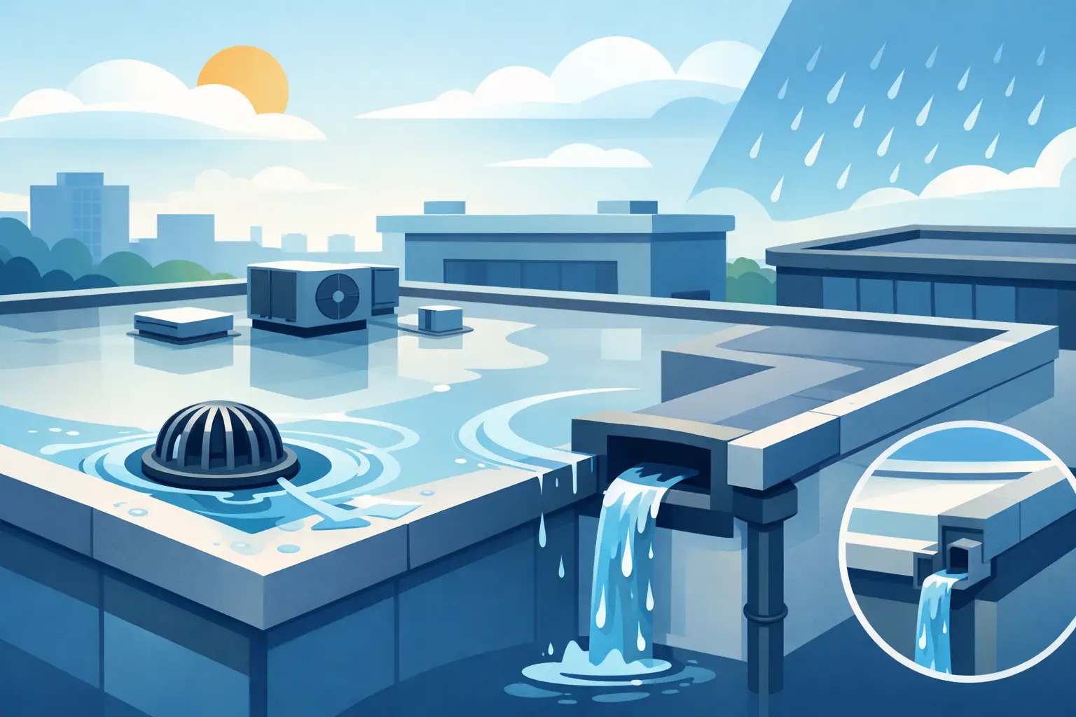 Best Flat Roof Drainage Solutions That Last