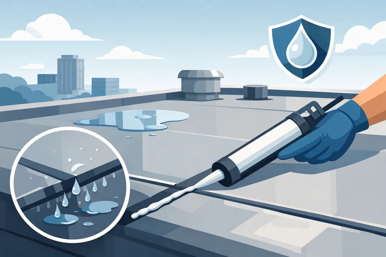 How to Protect Flat Roof Seams From Leaks
