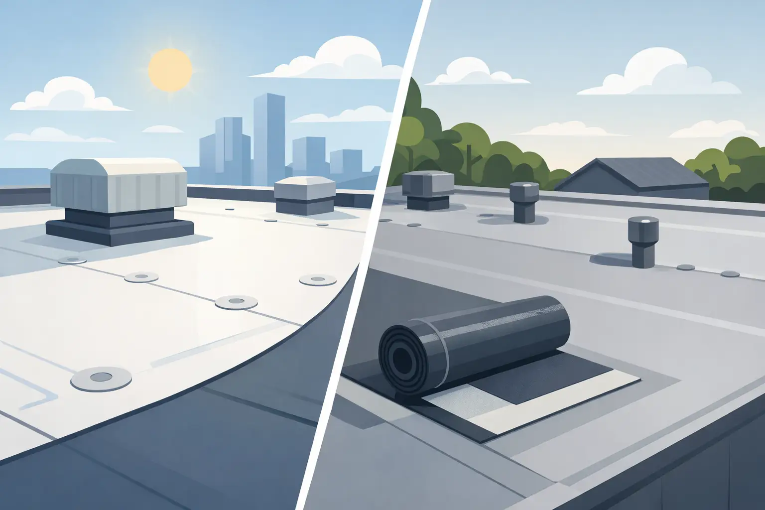 TPO Versus PVC Roofing: Which Roof Fits?